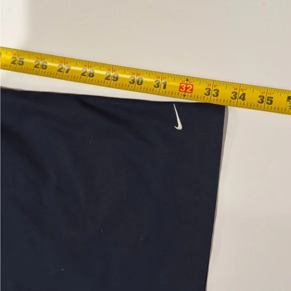 Vintage Nike Gray Tag Women’s 2XL Navy Blue Athletic Tights Leggings - Picture 4 of 7